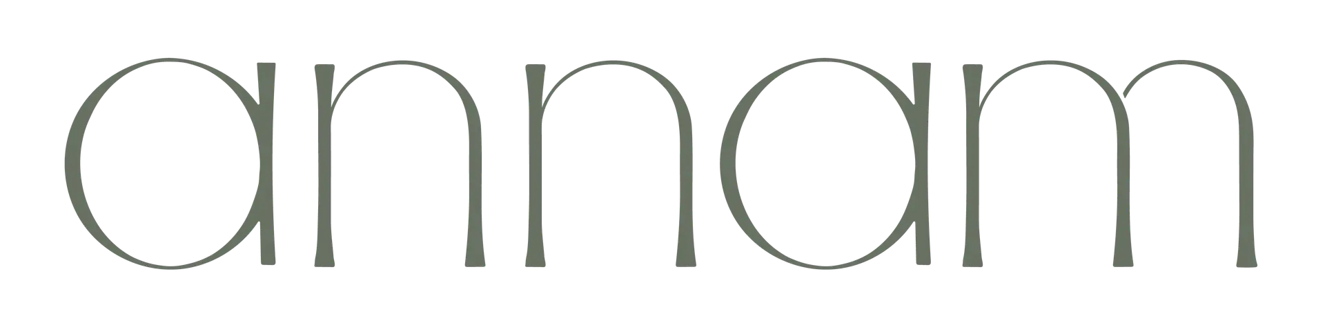 Le logo de Annam représente l'identité visuelle de mon cabinet de nutrition holistique, incarnant notre approche équilibrée et naturelle de la santé et du bien-être. Avec une typographie élégante et minimaliste, le logo reflète mon engagement envers une hygiène de vie durable et alignée avec les valeurs individuelles de chaque client. Ma mission est d'accompagner les personnes vers un changement profond et soutenable, en utilisant des méthodes basées sur des connaissances scientifiques et une approche holistique.